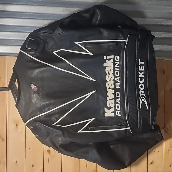 Kawasaki Joe Rocket Team, Race Jacket! Size 44 Authentic - Picture 9 of 14